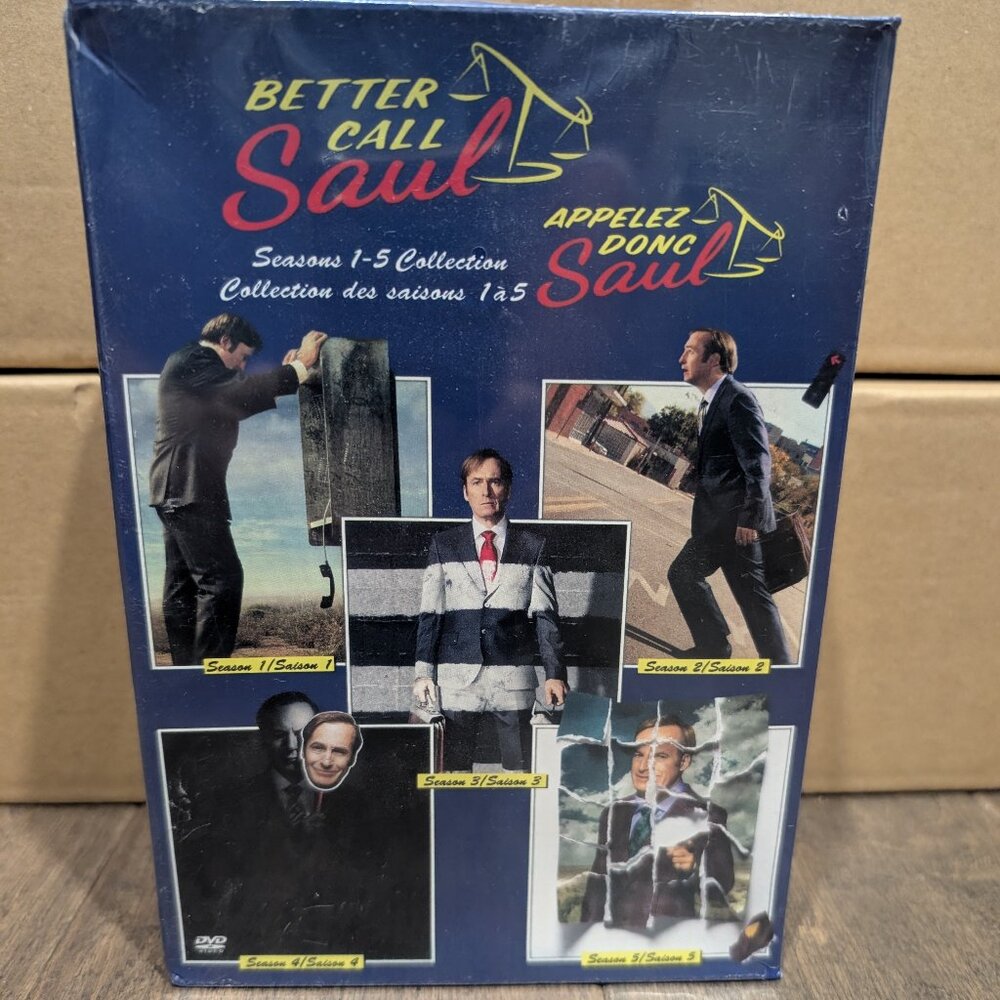 Brand New, Sealed Better Call Saul Seasons 1-5 DVD Set For Sale